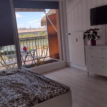 아파트 Charmant Studio Idealement Situe Bord De Seine 루앙